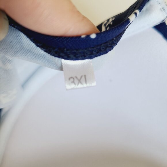 Bikini Set Navy Anchor Print High-Waist Bottom Halter Top Vintage Inspired Retro - Picture 8 of 12